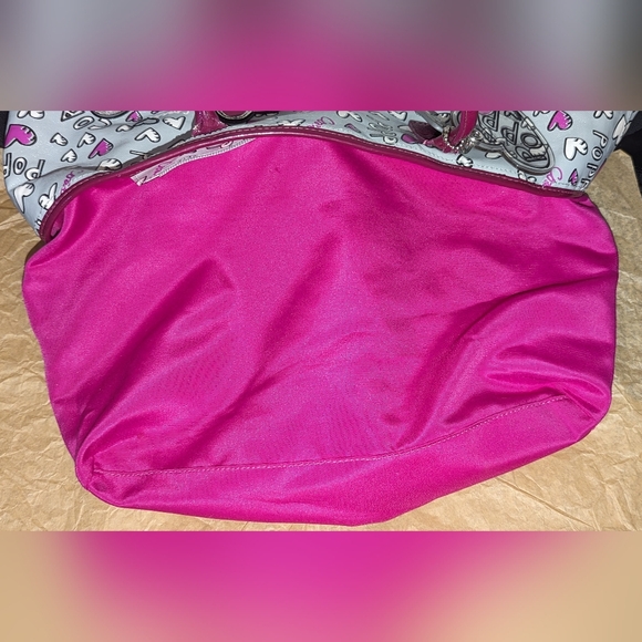 Coach Poppy Graffiti Heart Coated Canvas Tote EUC - Picture 14 of 15